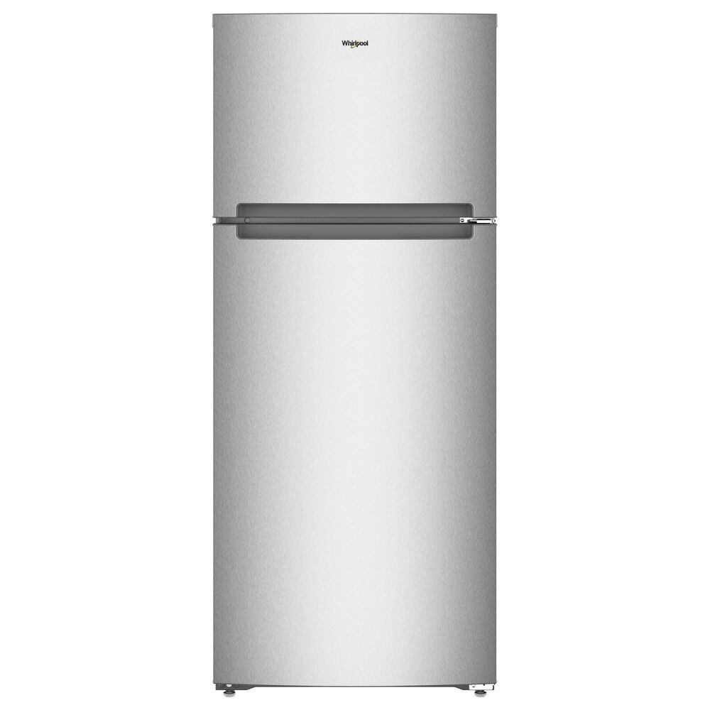 Whirlpool 18 Cu. Ft. Top Freezer Refrigerator with Total Coverage Cooling in Fingerprint Resistant Stainless Steel, , large