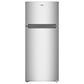 Whirlpool 18 Cu. Ft. Top Freezer Refrigerator with Total Coverage Cooling in Fingerprint Resistant Stainless Steel, , large