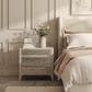 Vantage Mezzanine King Upholstered Shelter Bed in Dove Gray, , large
