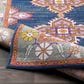 Surya Harput HAP-1037 7"10" x 10"3" Blue and Gray Area Rug, , large