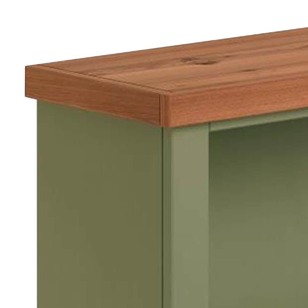 Legends Home Vineyard 72" Bookcase in Sage and Fruitwood, , large
