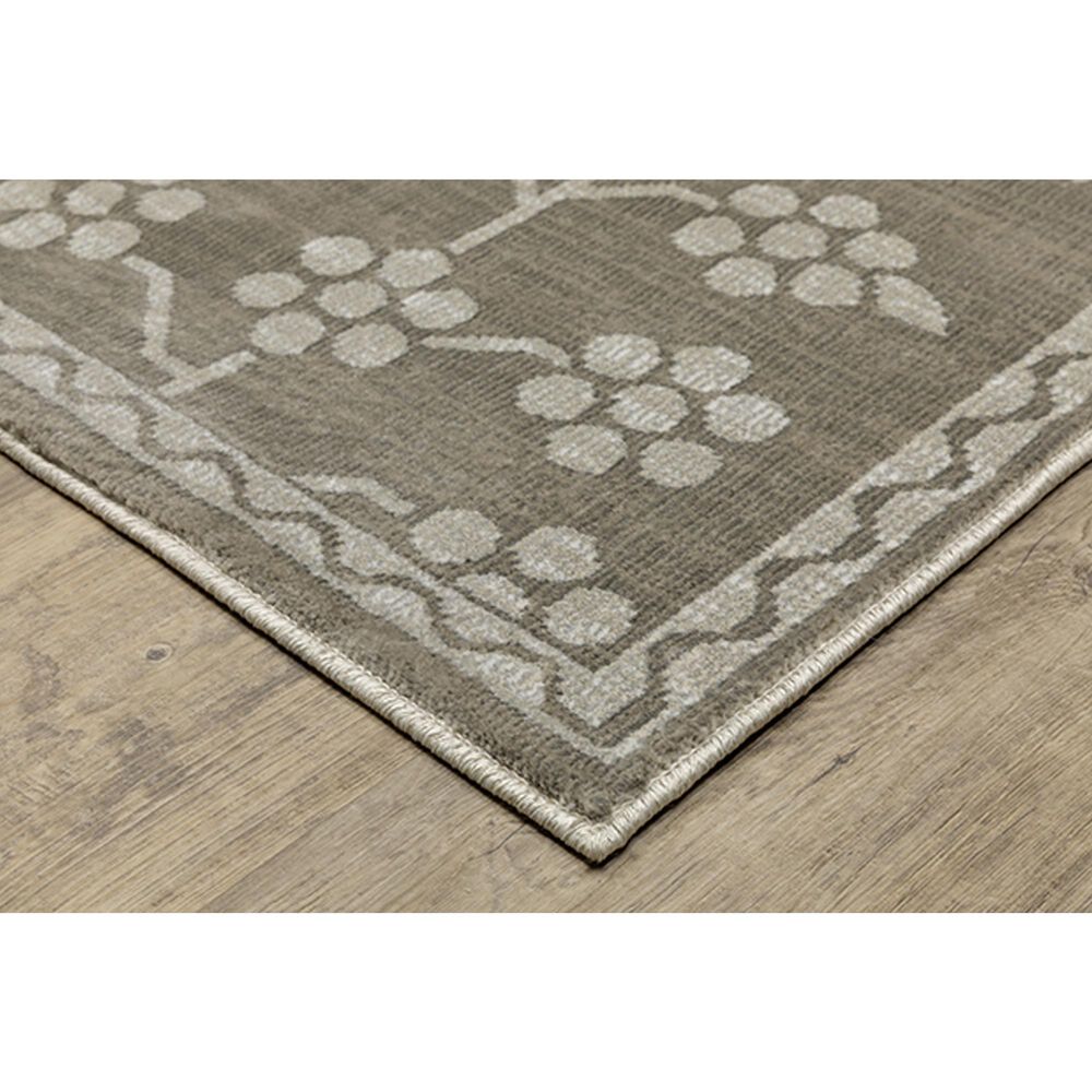 Oriental Weavers Intrigue INT01 2&#39;3&quot; x 7&#39;6&quot; Grey Runner, , large