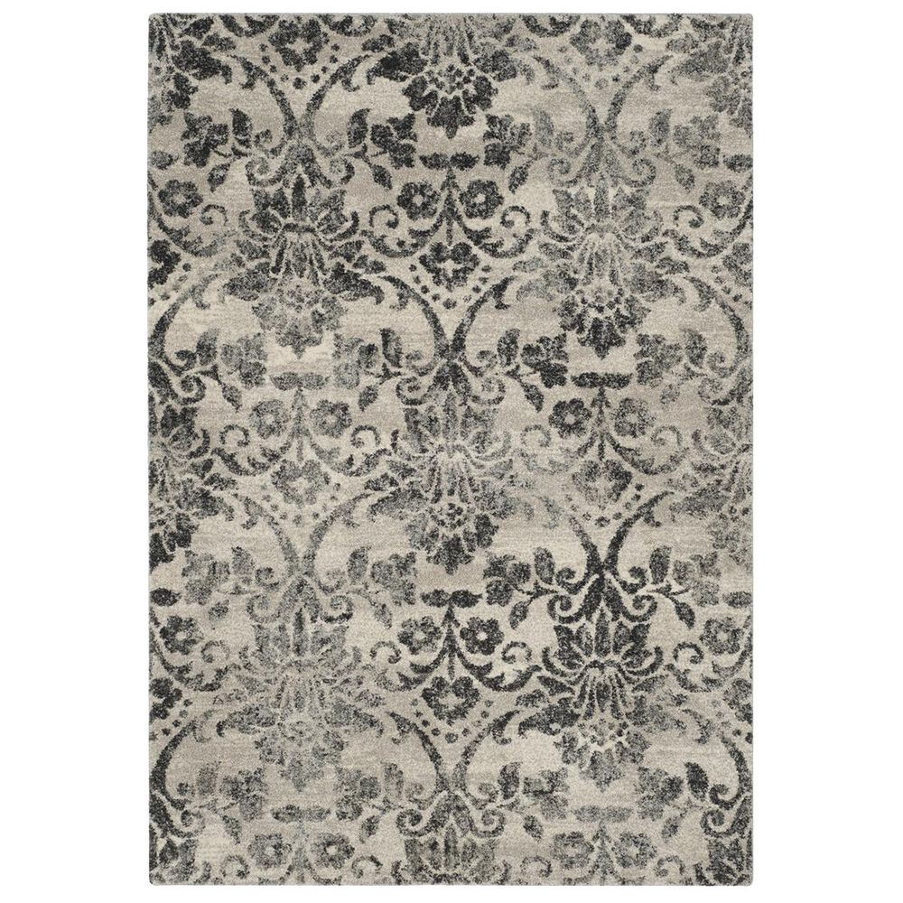 Safavieh Retro RET2184-1180 3" x 5" Cream and Grey Area Rug, , large