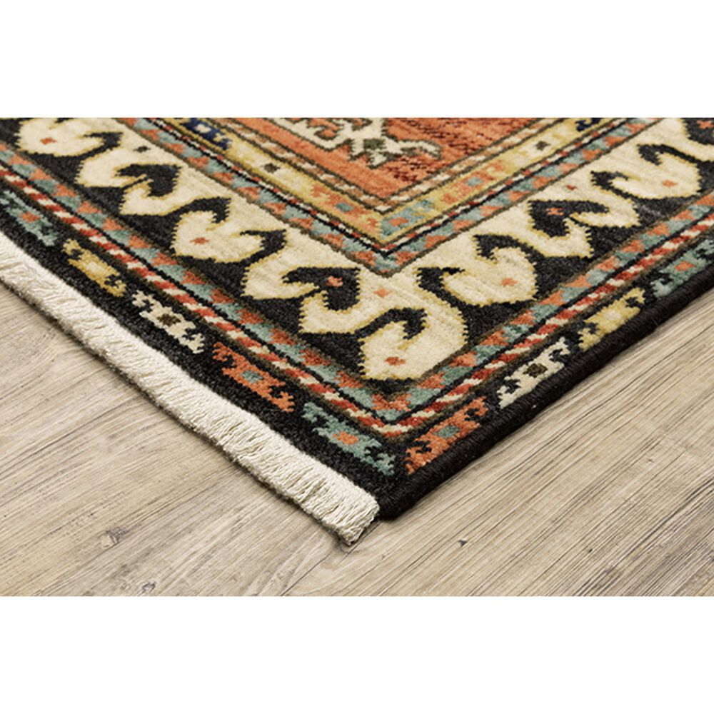 Oriental Weavers Lilihan Tribal Medallion 3&#39;3&quot; x 5&#39; Navy Area Rug, , large
