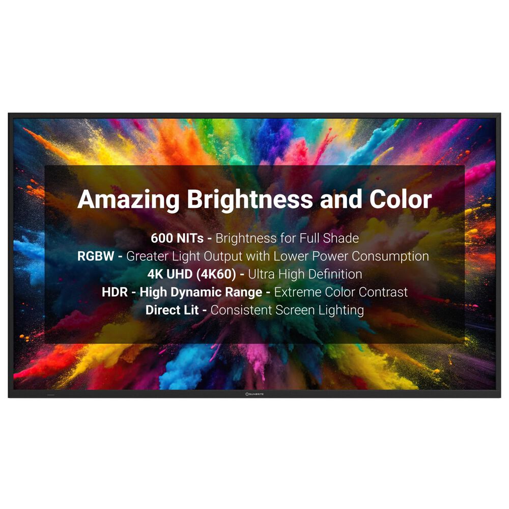 Sunbrite 49" Veranda 4 Series - Smart Outdoor TV - Full Shade - 4K UHD HDR, , large