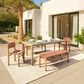 Zuo Modern Iska Outdoor Dining Chair in Natural (Set of 2), , large
