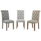 Signature Design by Ashley Harvina Side Chair with Beige Cushion in Light Walnut, , large