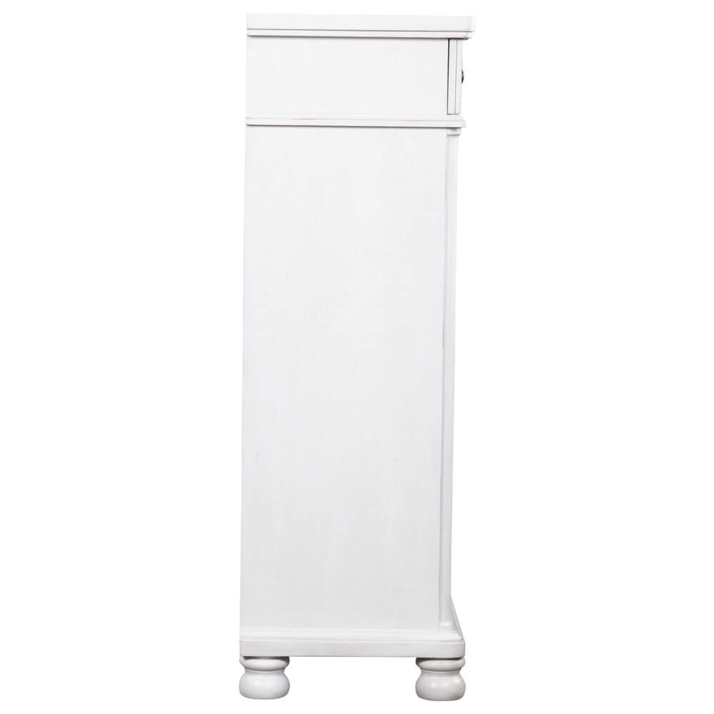 Ashley Rowlenstown 5-Piece King Poster Bedroom Set in Antique White, , large