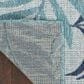 Nourison Garden Oasis Nature Blue 3" x 5" Indoor/Outdoor Area Rug, , large