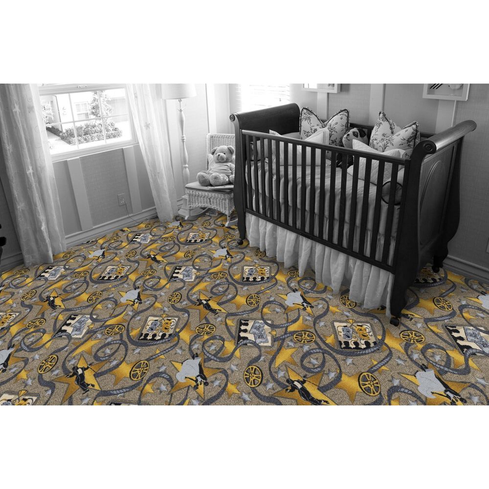 Milliken Brand Code Silver Screen Rough Rider Carpet in Taupe, , large