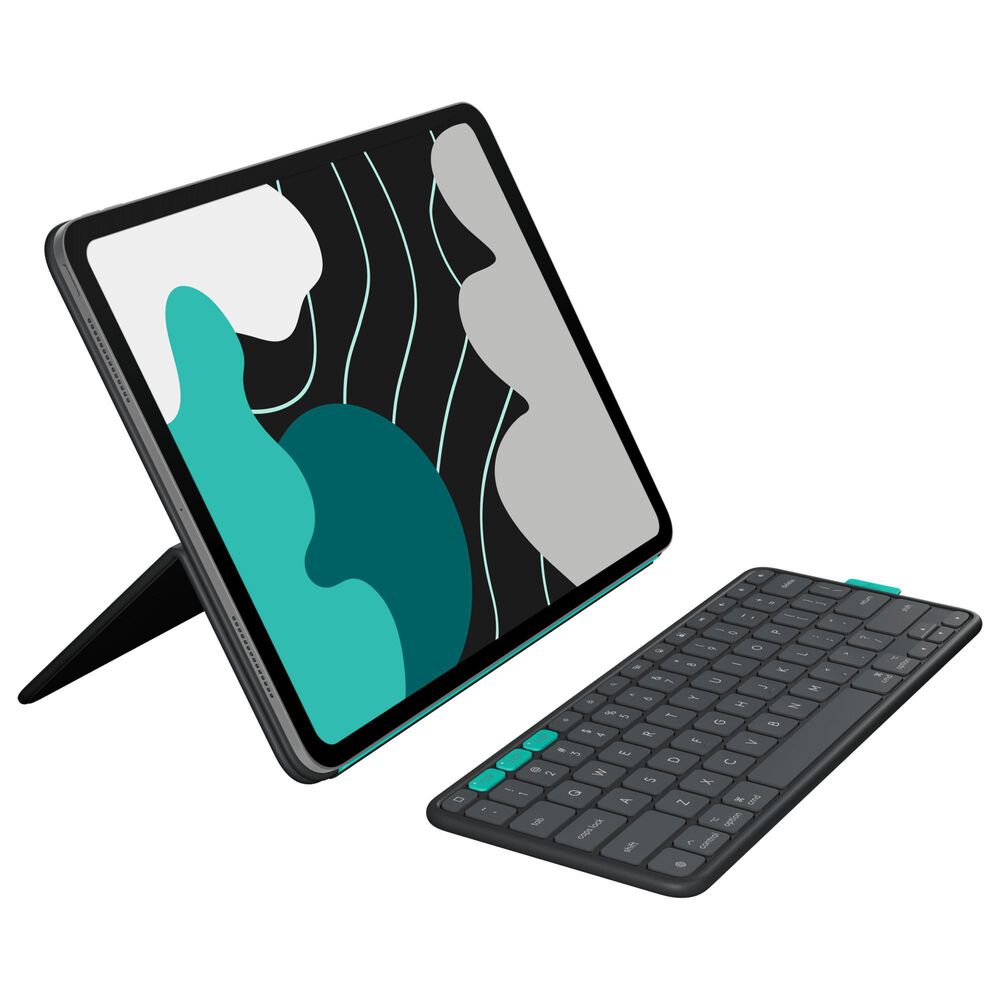 Logitech Flip Folio Keyboard Case for 13&quot; iPad Air or iPad Pro in Graphite, , large