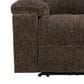 Simeon Collection Bronco Manual Rocker Recliner in Plush Umber, , large