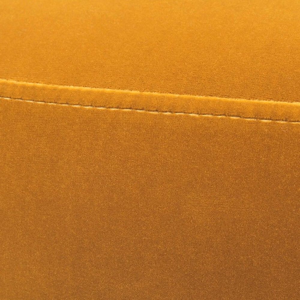 Jennifer Taylor Home Misty Glam Barrel Accent Chair in Rich Yellow NFM