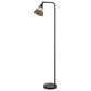 Cal Lighting Vittorio Downbridge Tiffany Floor Lamp in Black, , large