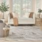Nourison Glitz GLZ22 Grey and Gold 9" x 12" Area Rug, , large