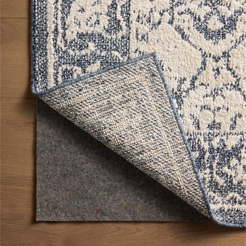 Magnolia Home Gigi Ivory and Blue 5&#39;3&quot; x 7&#39;6&quot; Area Rug, , large