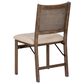 Linon Home Decor Bauer Cane Folding Side Chair in Brown, , large