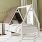 Eastern Shore Twin Canopy House Bed in White, , large