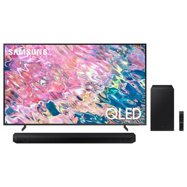Samsung 75" Class Q60B 4K QLED HDTV - Smart TV with 3.1.2 Channel Soundbar, , large