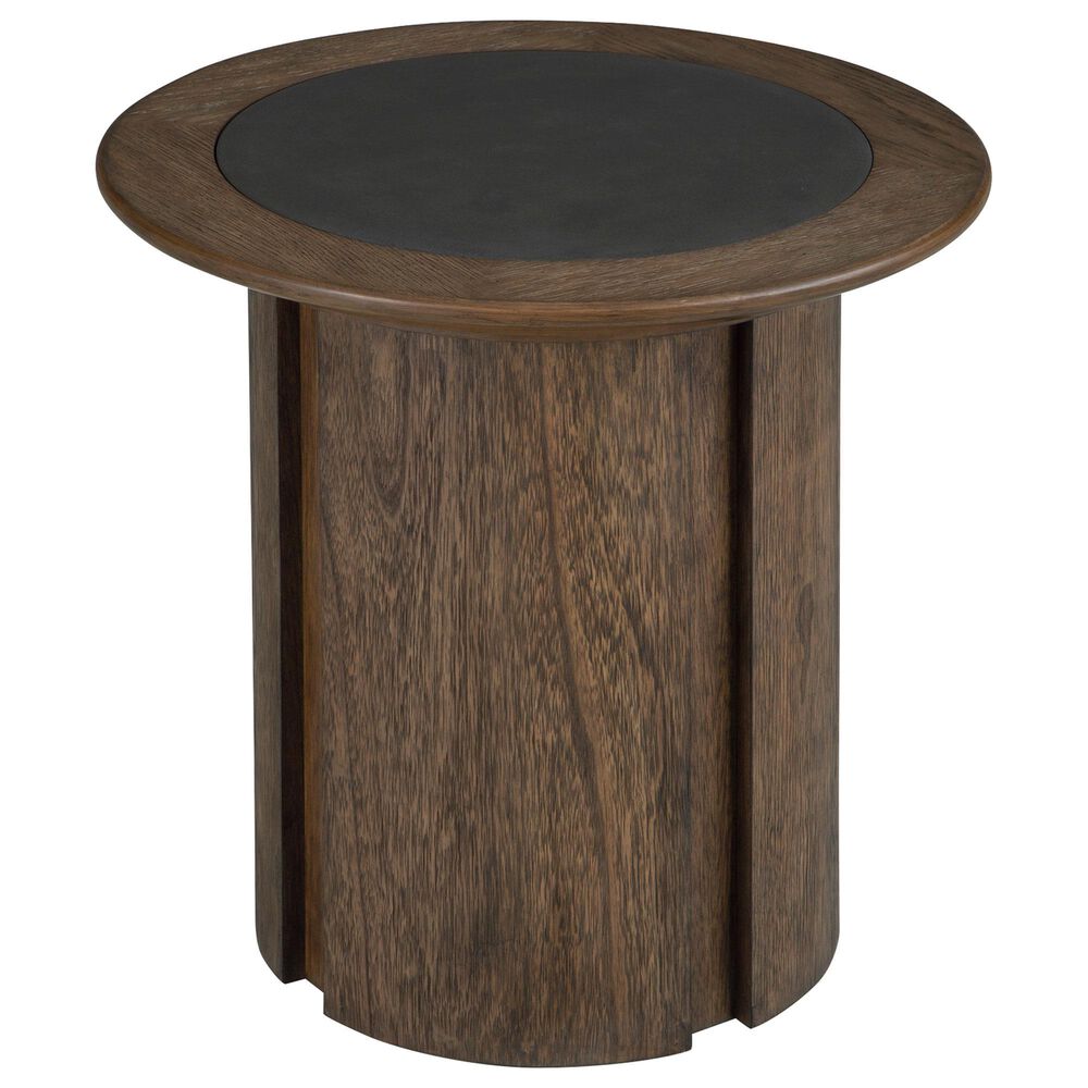 Ashley Dontayne End Table in Warm Brown, , large
