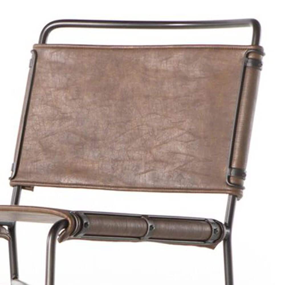 Four Hands Wharton Counter Stool in Distressed Brown, , large