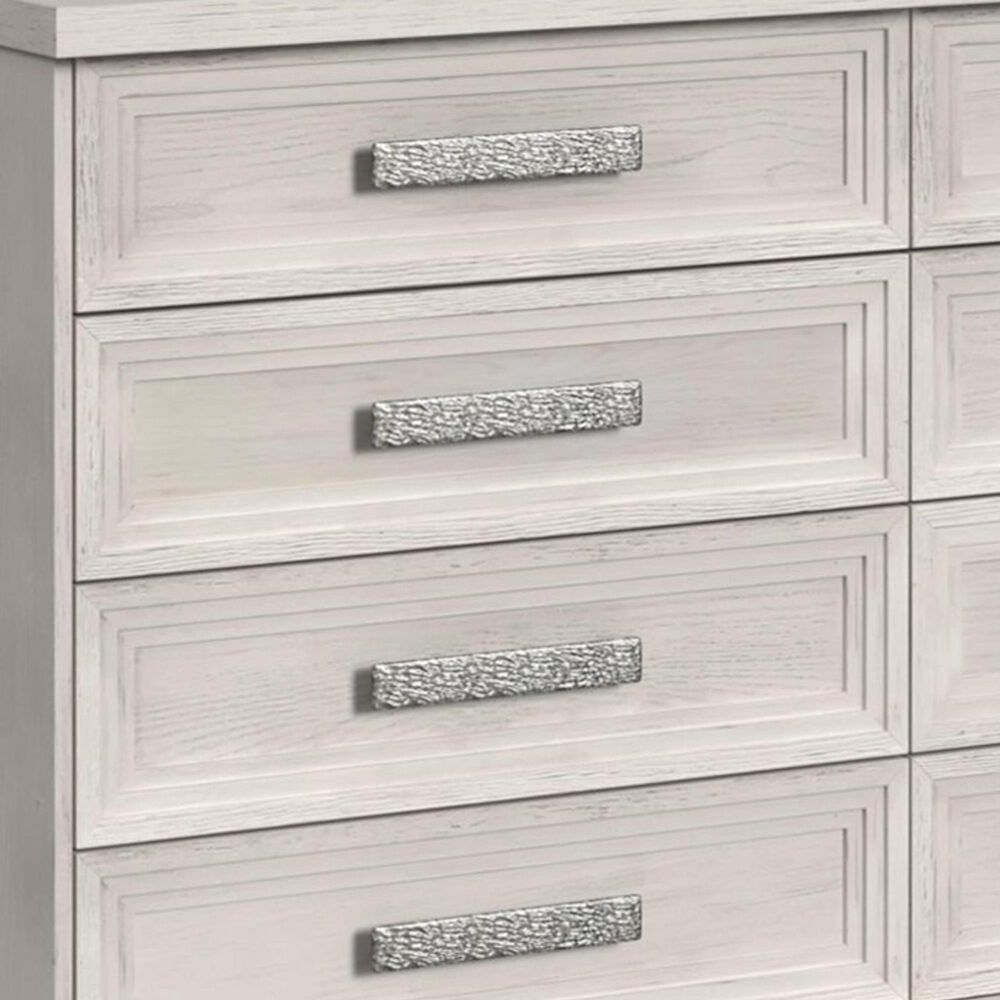 Mayberry Hill Avalanche 5-Piece King Bedroom Set in Antique White, , large