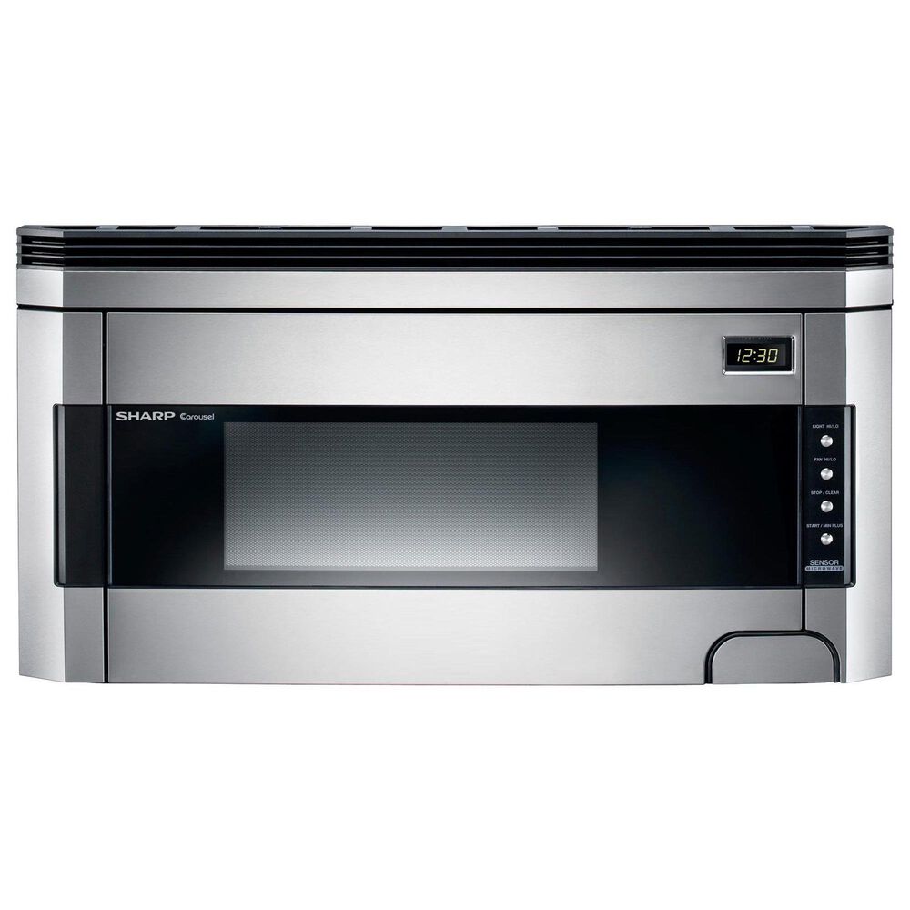 Sharp 1.5 Cu. Ft. Over-the-Range Carousel Microwave Oven in Stainless Steel, , large
