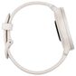 Garmin vivomove Sport Smartwatch in Ivory Case and Silicone Band with Peach Gold Accents, , large