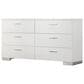 Pacific Landing Felicity Dresser in High Glossy White, , large