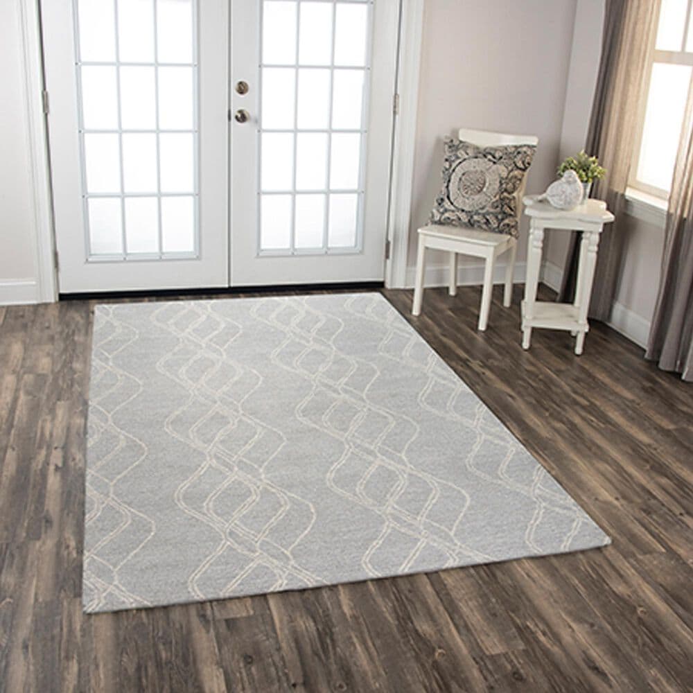 RIZZY Taylor TAY868 5&#39; x 7&#39;6&quot; Gray Area Rug, , large