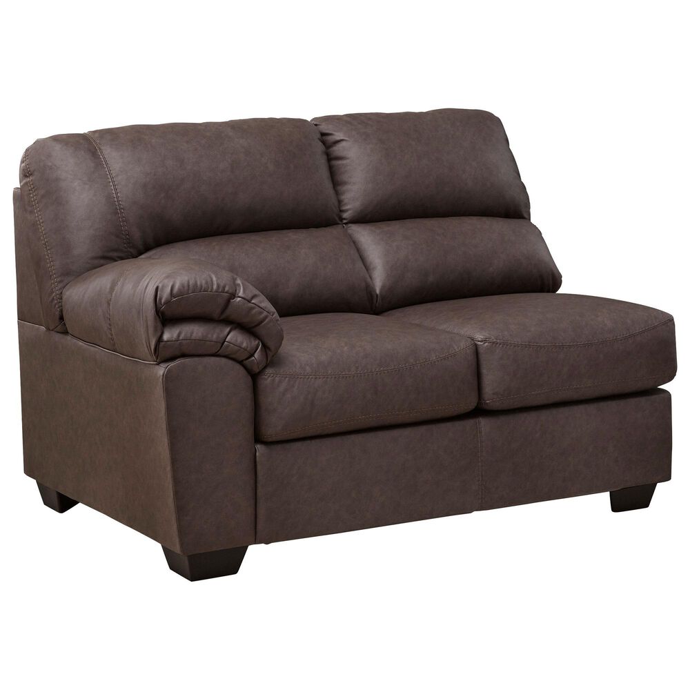 Ashley WillowBend 3-Piece Sectional with RAF Sofa in Umber, , large