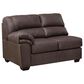 Ashley WillowBend 3-Piece Sectional with RAF Sofa in Umber, , large