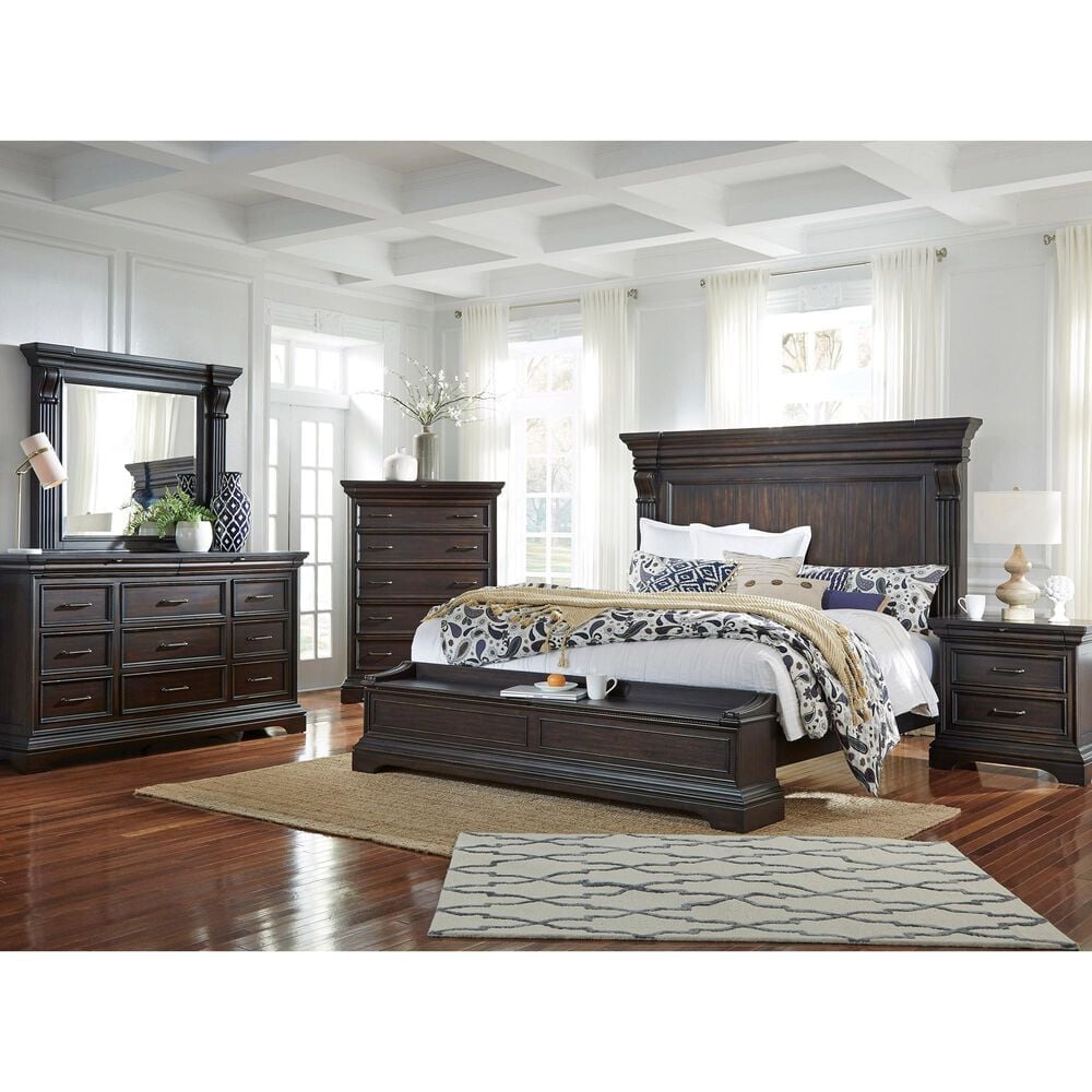 Chapel Hill Caldwell Dresser Mirror in Dark Brown Espresso, , large