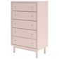 Ashley Wistenpine 5-Drawer Chest in Blush, , large