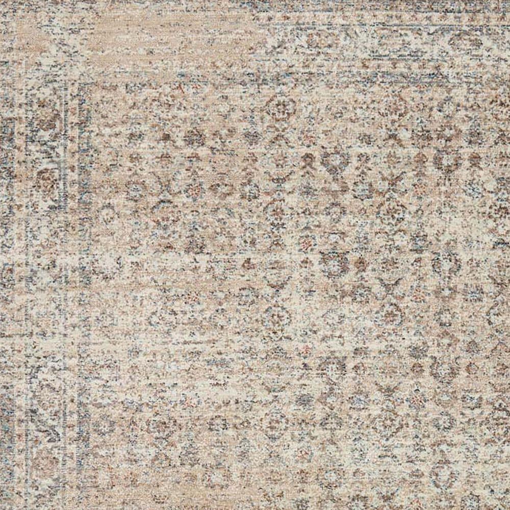 Angela Rose Blake 2&#39; x 3&#39; Beige and Denim Area Rug, , large