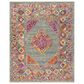 Safavieh Madison MAD133G 10" x 14" Light Grey and Fuchsia Area Rug, , large
