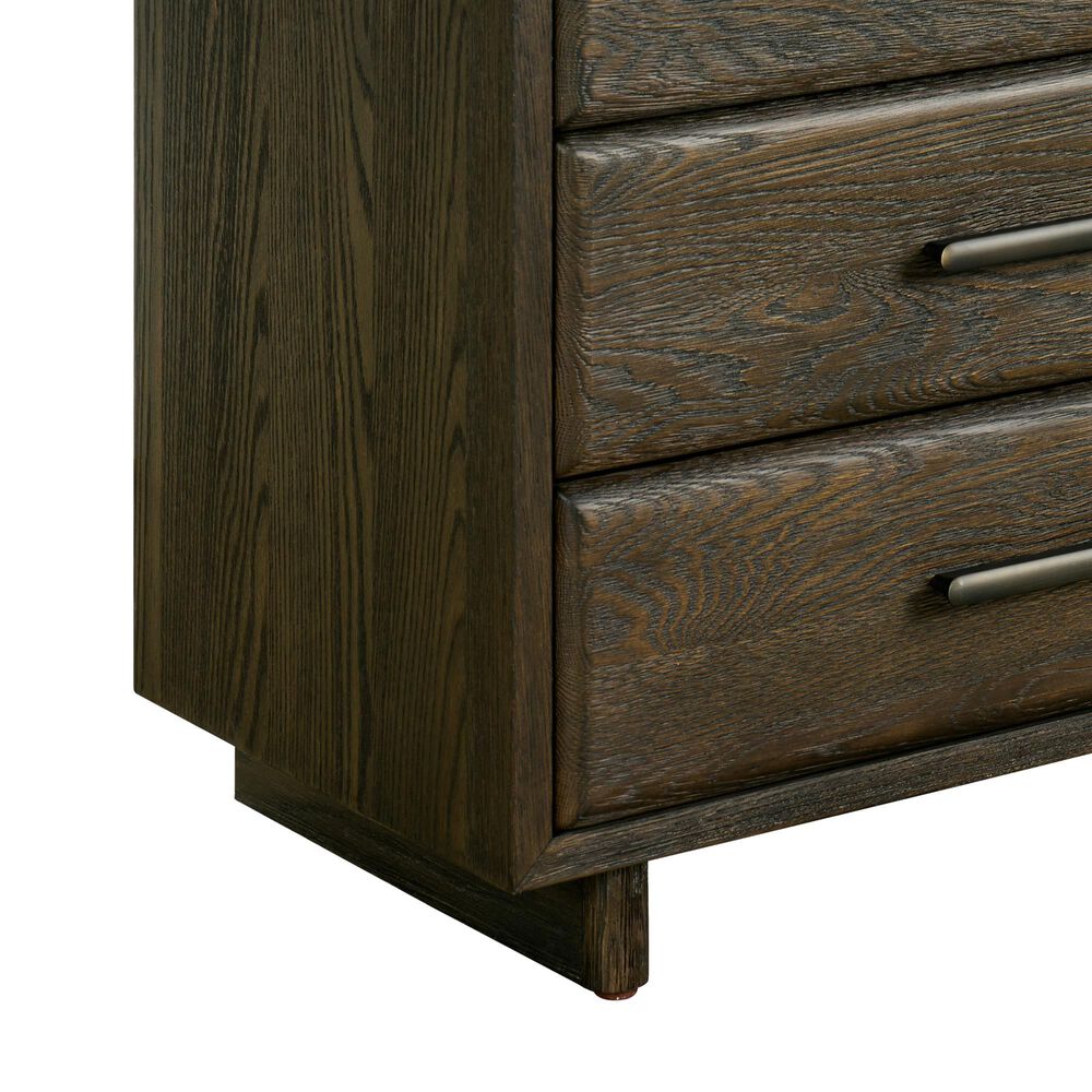 Furniture Worldwide Modern 3-Drawer Nightstand in Sable with Outlets and USB Ports, , large