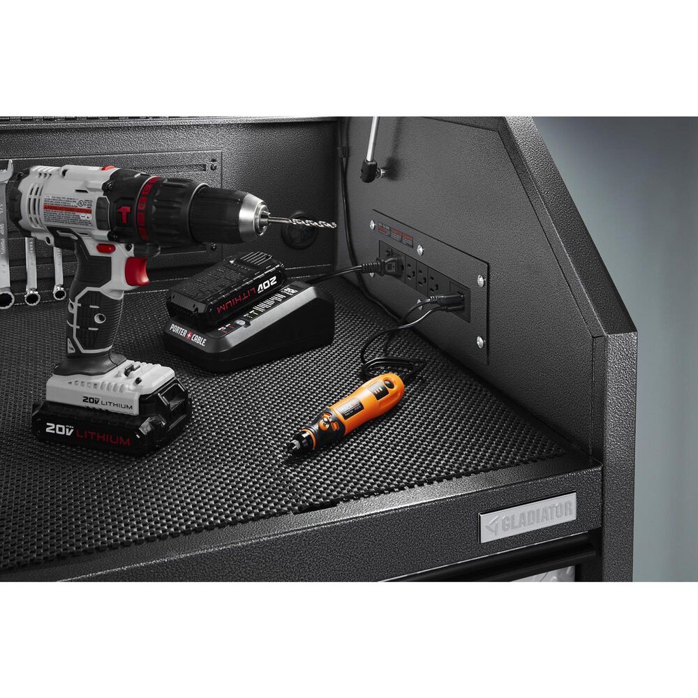Gladiator 41&quot; 15-Drawer Mobile Tool Chest Combo in Hammered Granite, , large