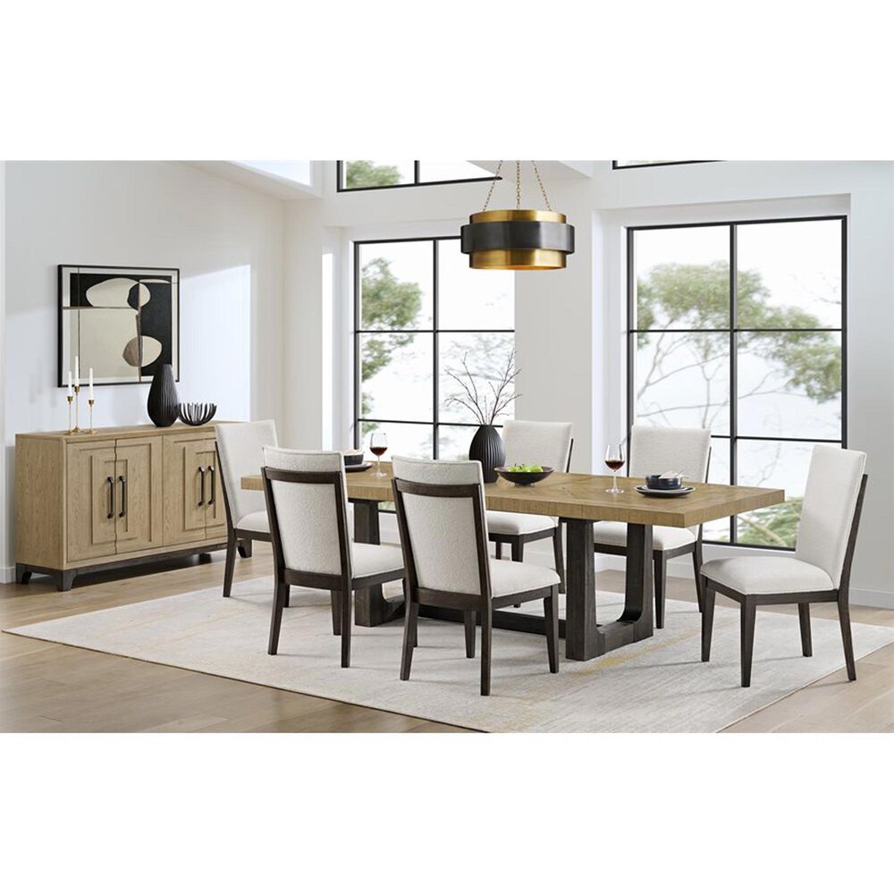 Golden Wave Furniture Sutton Place Dining Side Side Chair in Cocoa, , large