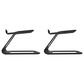 Kanto Elevated Desktop Speaker Stand for Midsize Speakers in Black (Set of 2), , large