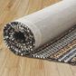 L&R Resources Earth 7"9" x 9"9" Black, White and Tan Area Rug, , large
