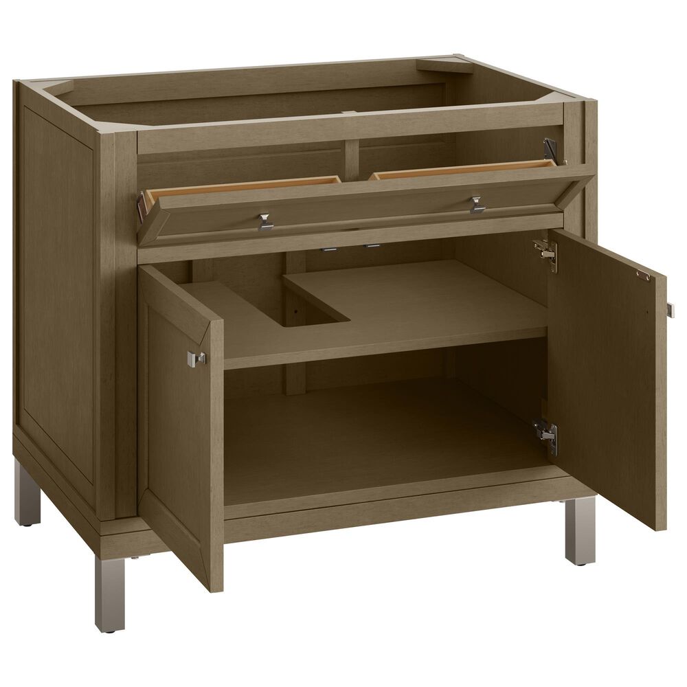 James Martin Vanities Chicago 36" Single Bathroom Vanity Cabinet in Walnut Whisper, , large