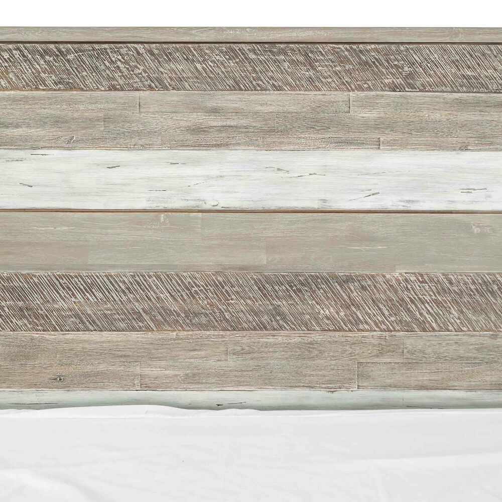 Blue River Bridges Queen Platform Bed in Natural and Gray, , large