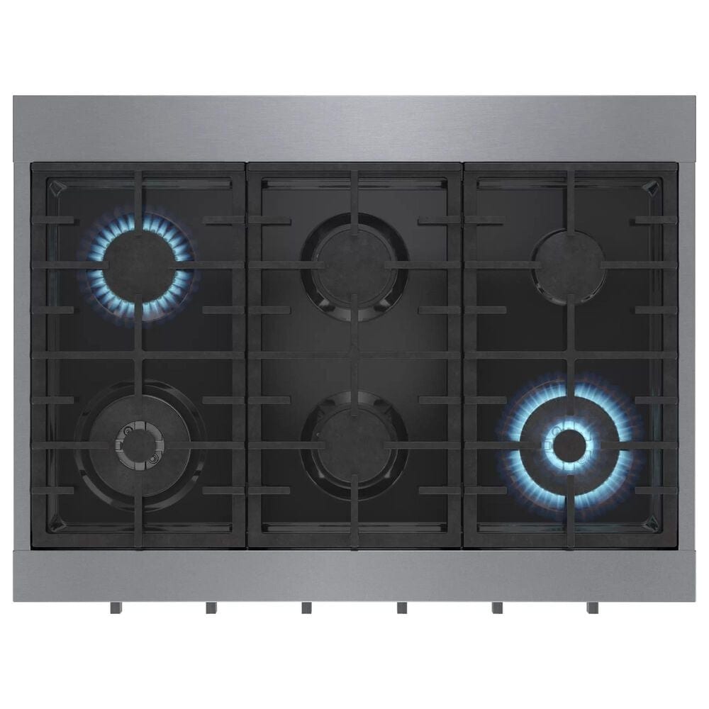 Bosch 36" Gas Cooktop with 6 Burners in Stainless Steel, , large