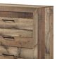 Crown Mark Elmer 6-Drawer Dresser Only in Rustic Brown, , large