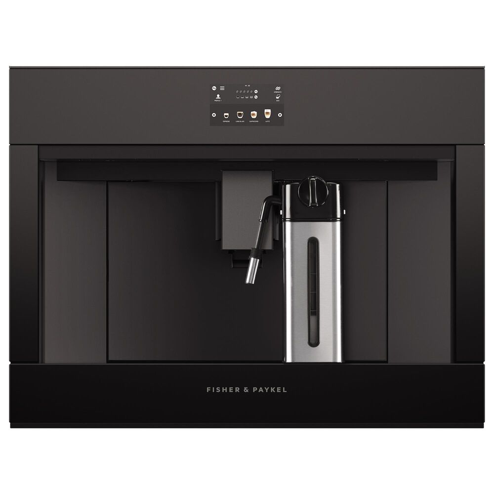 Fisher &amp; Paykel Series 9 24&quot; Contemporary Built-in Coffee Maker in Black, , large