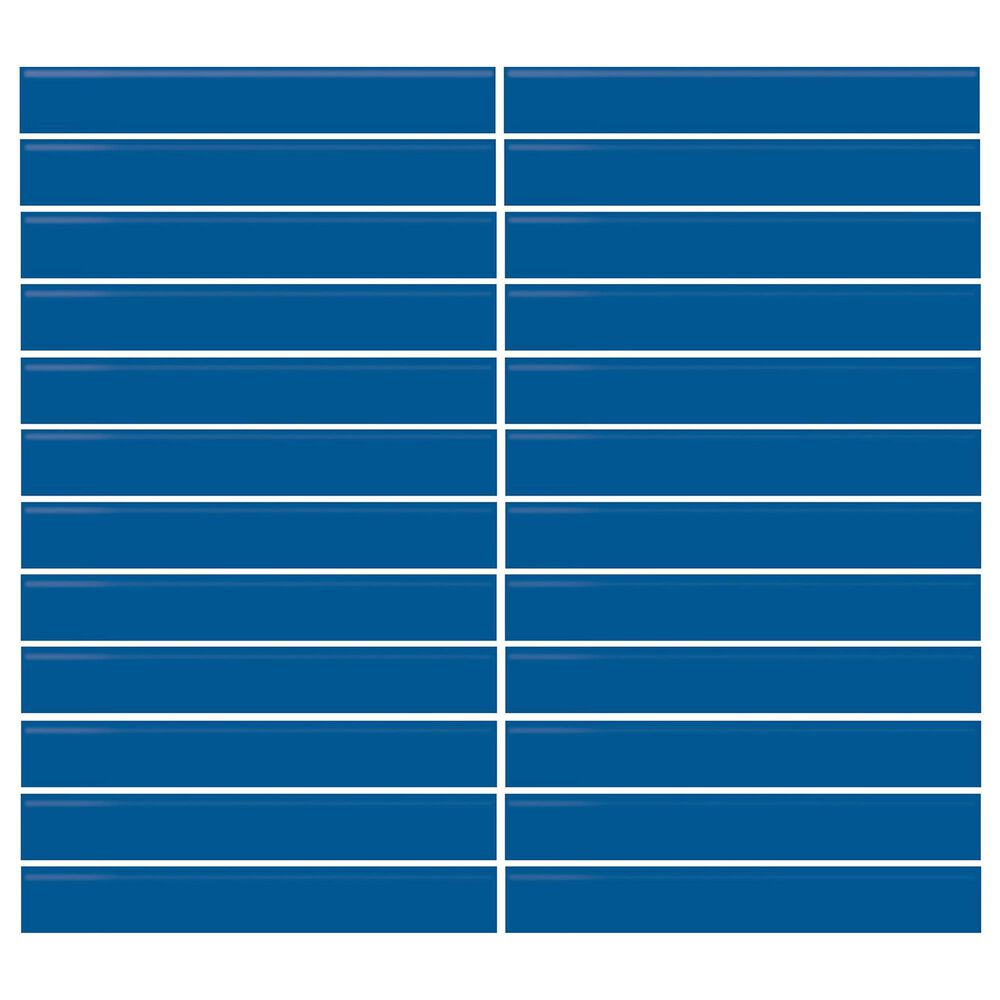 Dal-Tile Color Wheel Sea Breeze 12"" X 10"" Ceramic Mosaic Sheet, , large