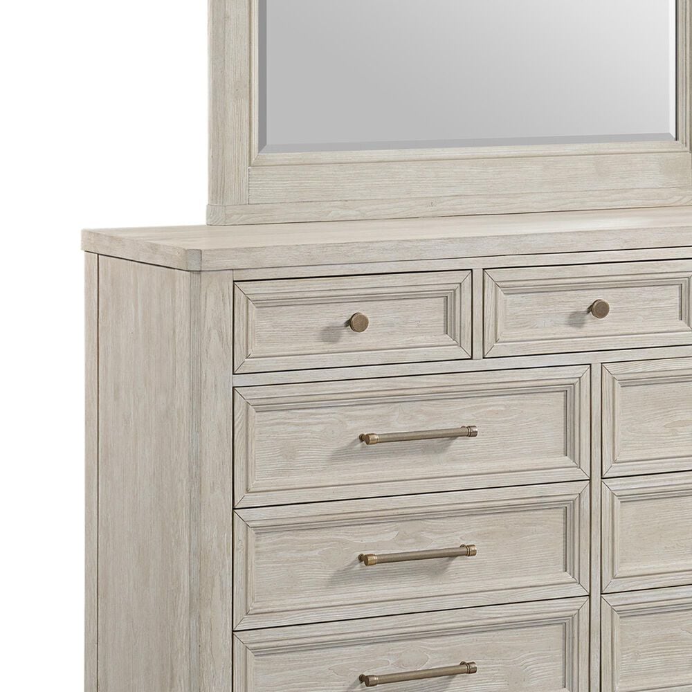Hawthorne Furniture Carlson 3-Piece Queen Panel Bedroom Set in Washed Linen, , large