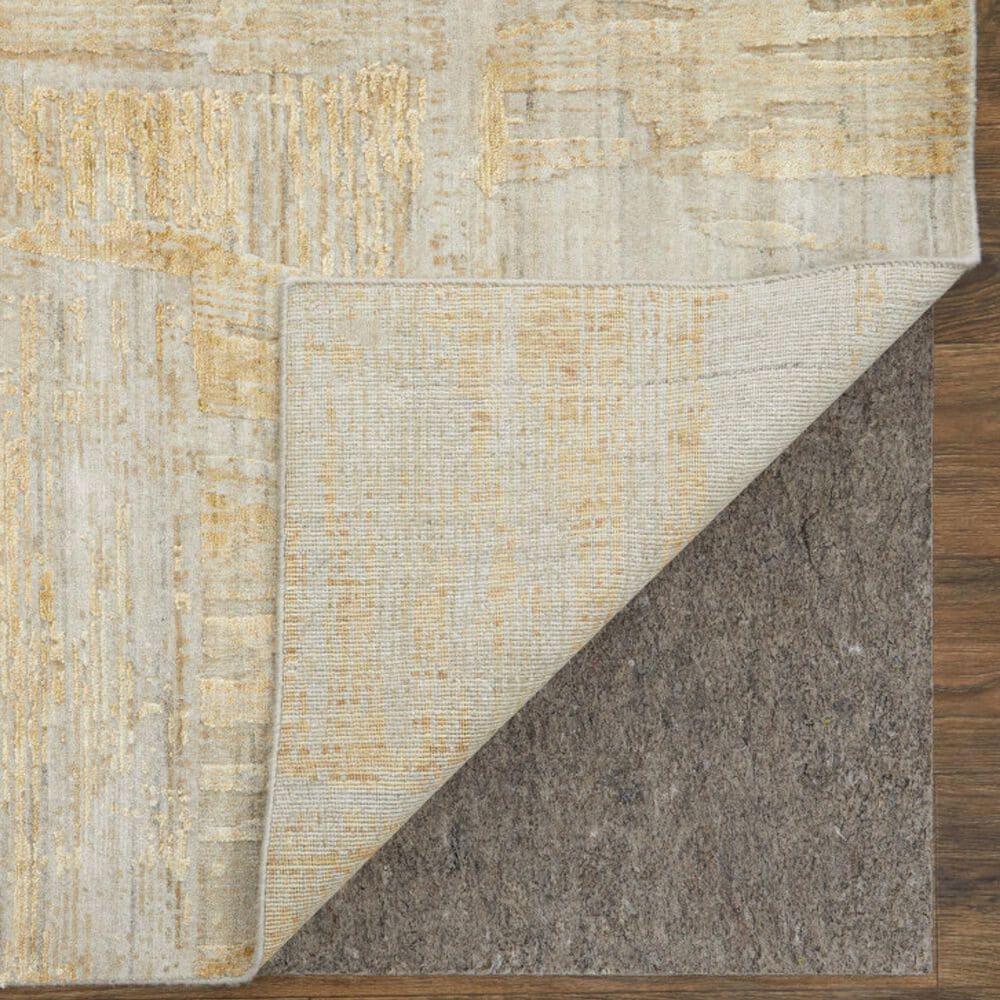 Feizy Eastfield 69FTF 8&#39; x 10&#39; Gold and Ivory Area Rug, , large