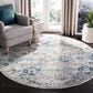 Safavieh Madison MAD611A 5" Round Ivory and Aqua Area Rug, , large